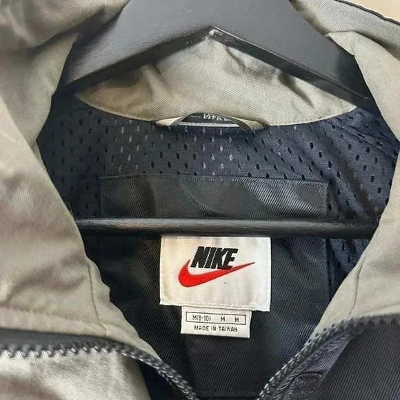 Vintage Nike  Black Zip-up Light Jacket Medium - Picture 3 of 6